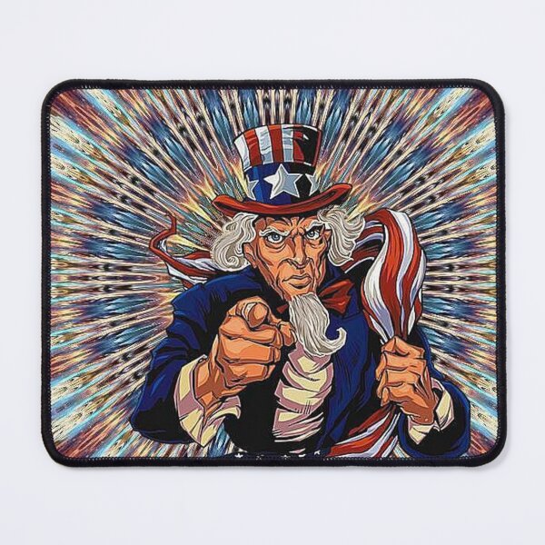 Item preview, Uncle Sam Multicolor Geometry Pattern designed and sold by starcraft542.