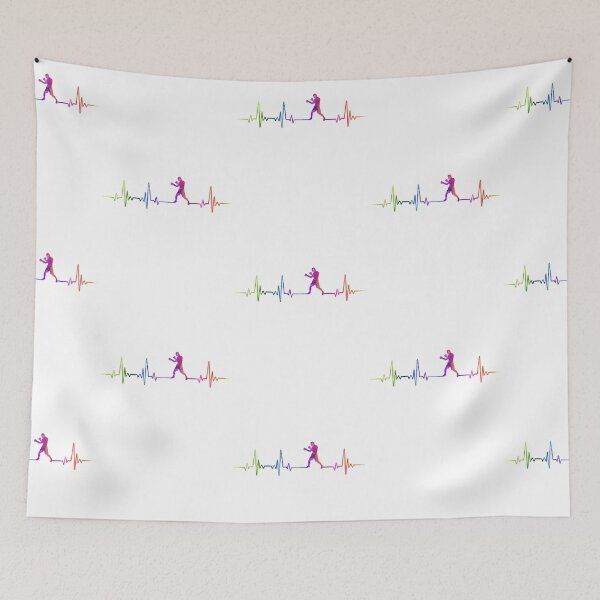 Item preview, BOXING heartbeat watercolor designed and sold by loves789.