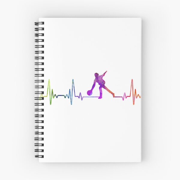 Item preview, Bowling heartbeat watercolor designed and sold by loves789.