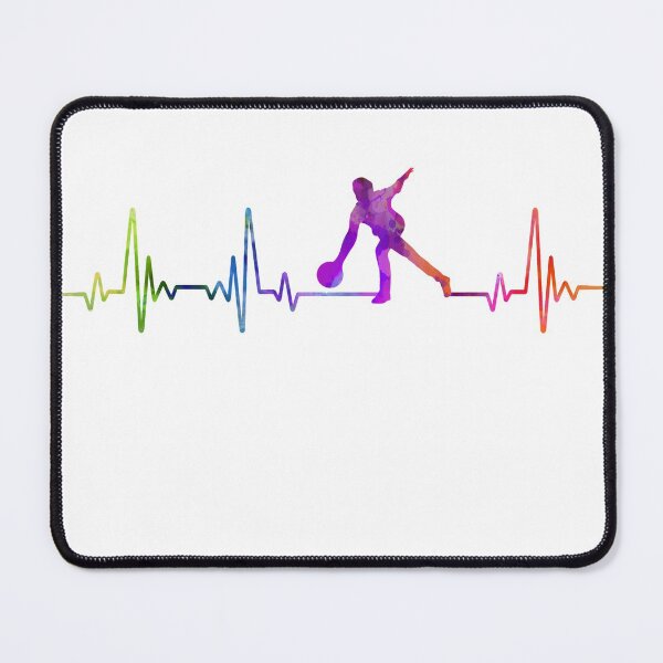 Item preview, Bowling heartbeat watercolor designed and sold by loves789.