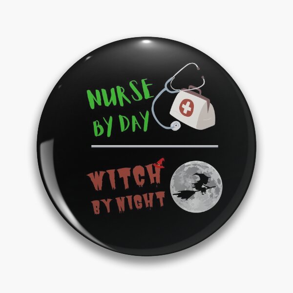 Item preview, Nurse By Day Witch By Night designed and sold by Quadghouls.