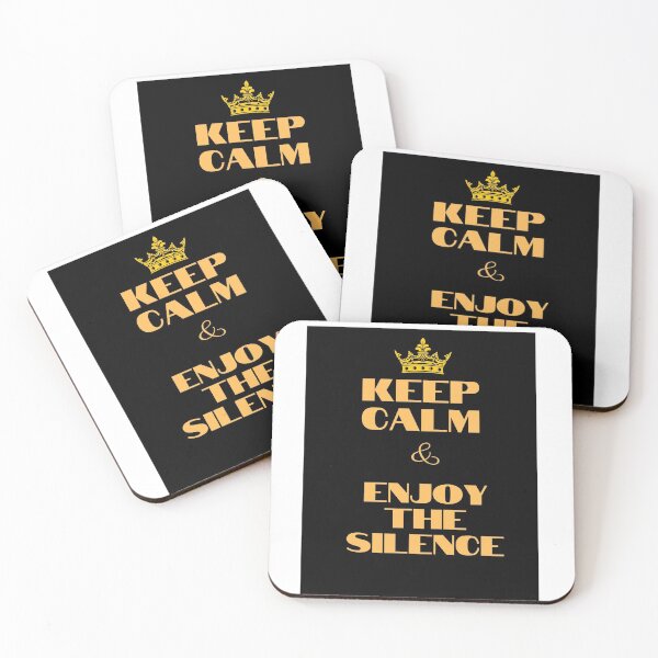 Item preview, KEEP CALM AND ENJOY THE SILENCE designed and sold by charlesjewel.
