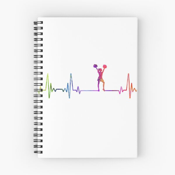 Item preview, Cheerleader heartbeat watercolor designed and sold by loves789.