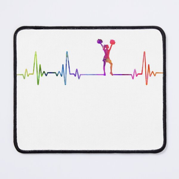 Item preview, Cheerleader heartbeat watercolor designed and sold by loves789.