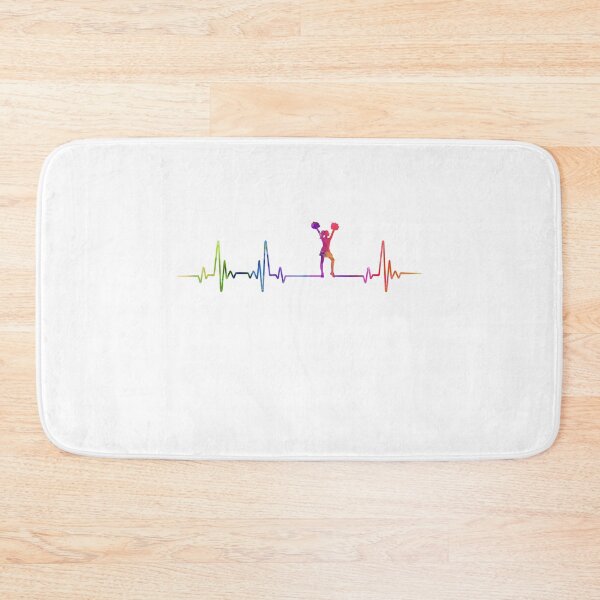 Item preview, Cheerleader heartbeat watercolor designed and sold by loves789.