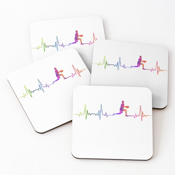 Item preview, DISC GOLF  heartbeat watercolor designed and sold by loves789.