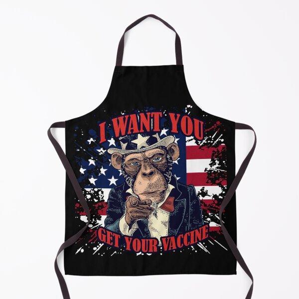Item preview, I want you, get your vaccine, American flag designed and sold by creativitygood.