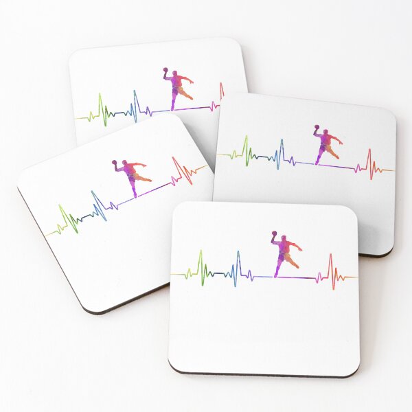 Item preview, Handball heartbeat watercolor designed and sold by loves789.