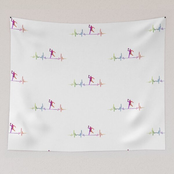 Item preview, Handball heartbeat watercolor designed and sold by loves789.