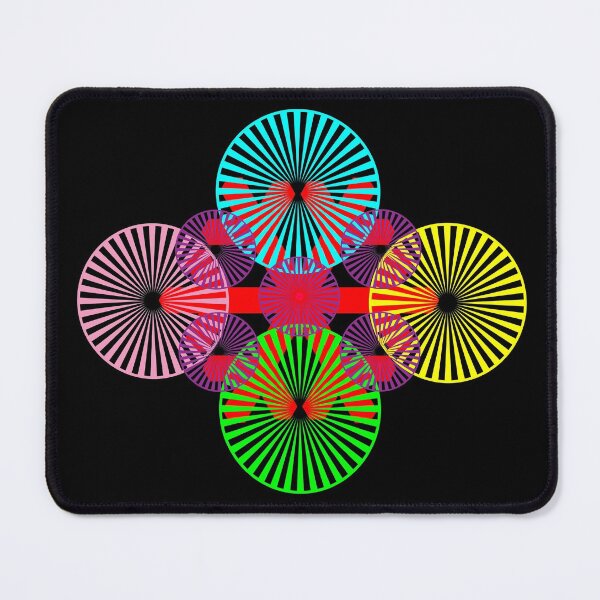 Item preview, MULTICOLORED SPIRALS fluorescent colors designed and sold by Astralia.