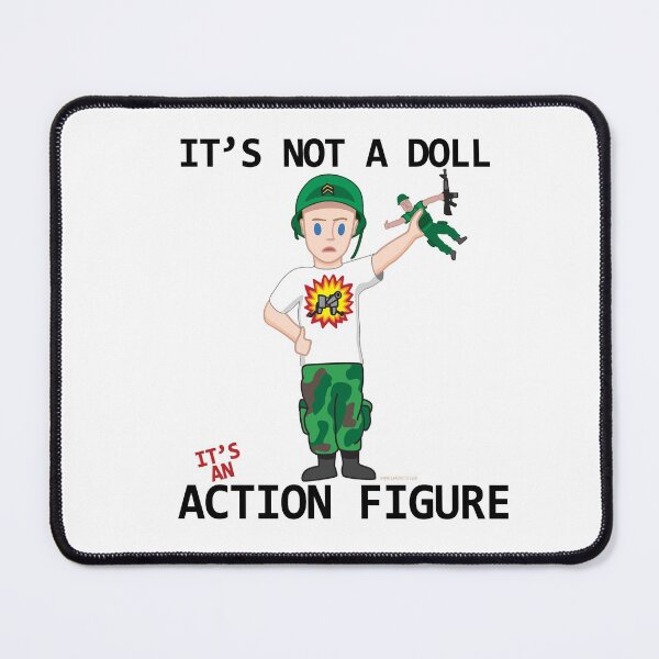Item preview, It's Not A Doll- IT's An Action Figure designed and sold by IamFritzcom.