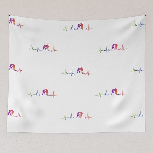 Item preview, Judo heartbeat watercolor designed and sold by loves789.