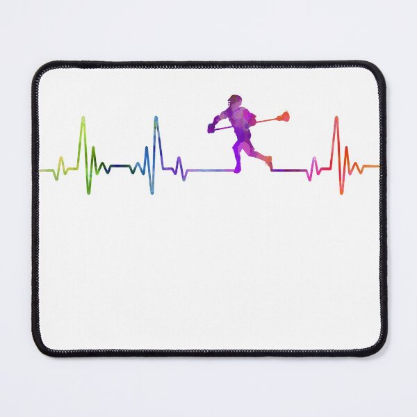 Item preview, LACROSSE heartbeat watercolor designed and sold by loves789.
