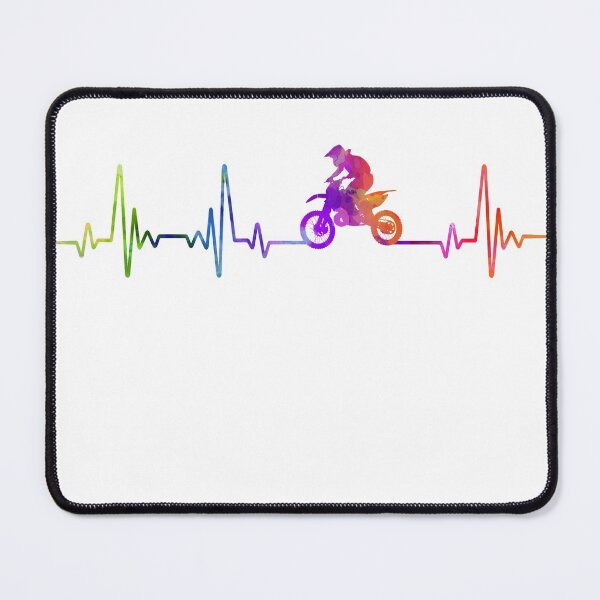 Item preview, Motocross heartbeat watercolor designed and sold by loves789.