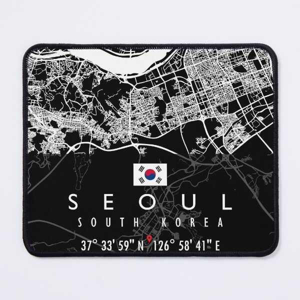 Item preview, SEOUL MAP SOUTH KOREA designed and sold by hatimelhag.