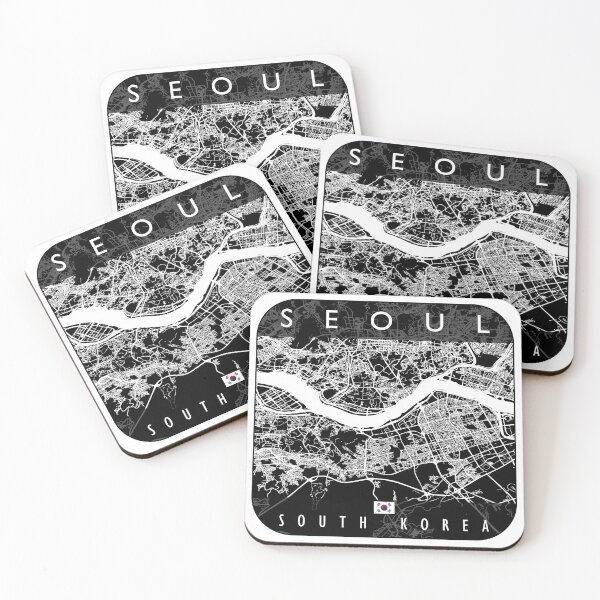Item preview, SEOUL MAP SOUTH KOREA designed and sold by hatimelhag.