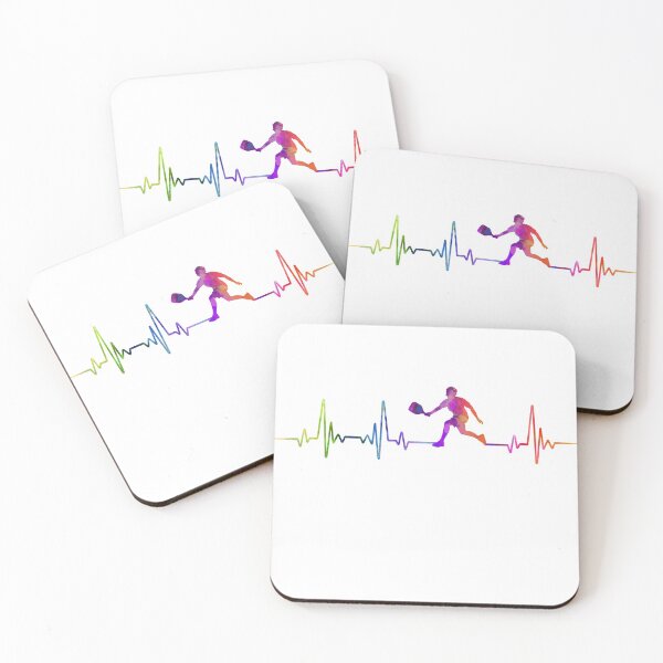 Item preview, Pickleball heartbeat watercolor designed and sold by loves789.