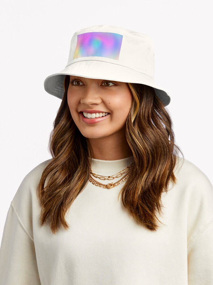 Iridescent bucket hat on sale