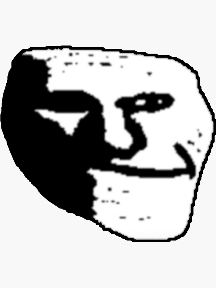 Troll Face becoming sad (template), Troll Face