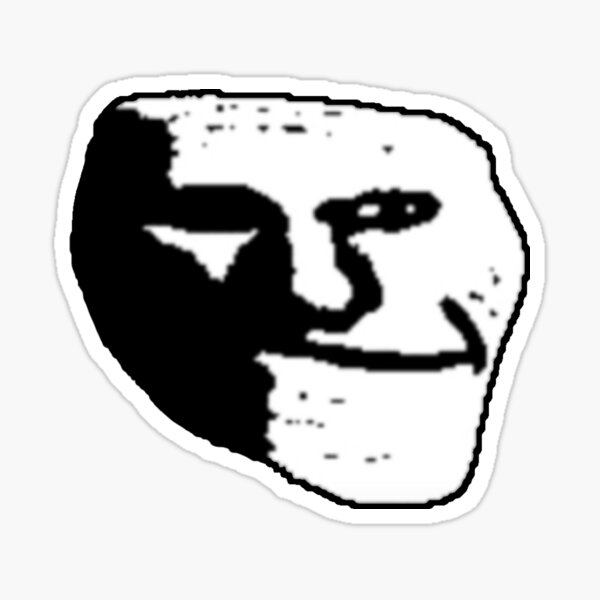 Troll Face Stickers for Sale