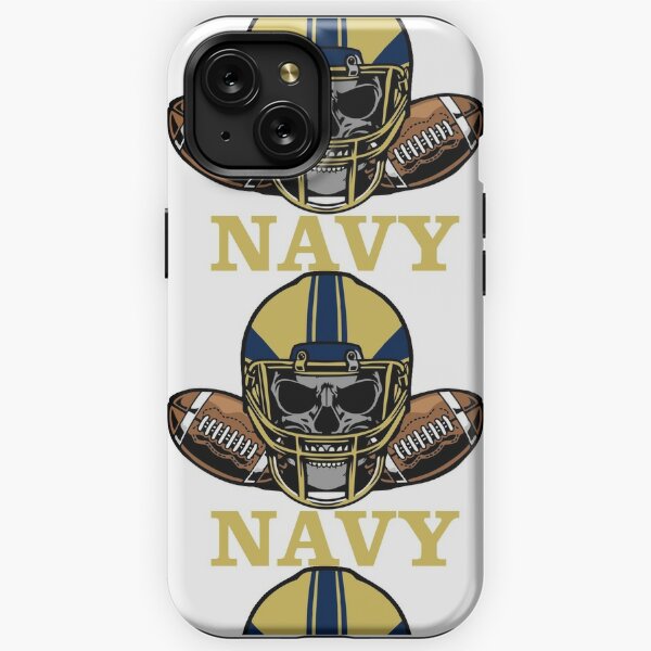 Navy Midshipmen iPhone Paisley Design Clear Case