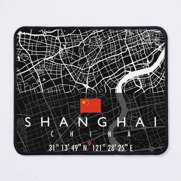 Item preview, SHANGHAI MAP CHINA designed and sold by hatimelhag.