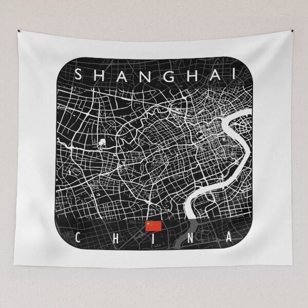 Item preview, SHANGHAI MAP CHINA designed and sold by hatimelhag.