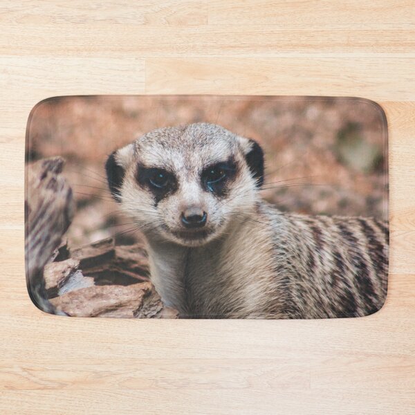 Item preview, Meerkat peeking out of a log designed and sold by Michael Deemer.