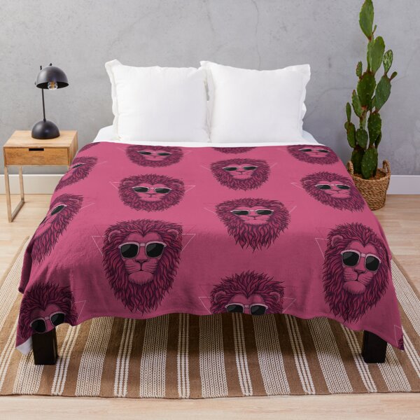 Item preview, Cool Pink Lion wearing sunglasses designed and sold by OutofFocusShop.