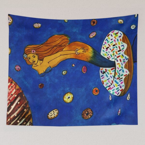 Item preview, Donut Mermaid designed and sold by LataArtStudio.