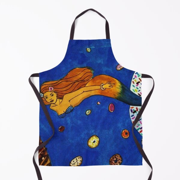 Item preview, Donut Mermaid designed and sold by LataArtStudio.