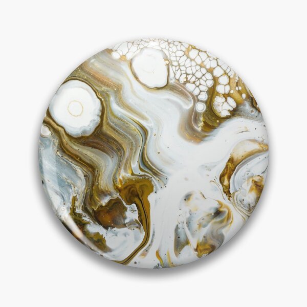 Item preview, White and Brown Marble Art designed and sold by BEyourself be.
