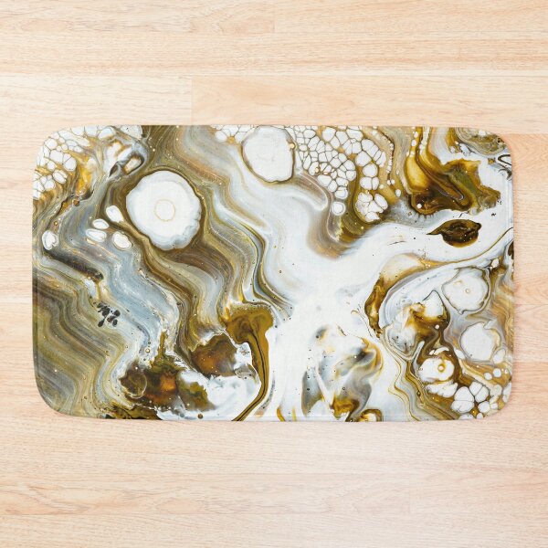 Item preview, White and Brown Marble Art designed and sold by BEyourself be.