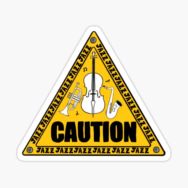 Item preview, CAUTION! Jazz zone  designed and sold by itseva  noteva.