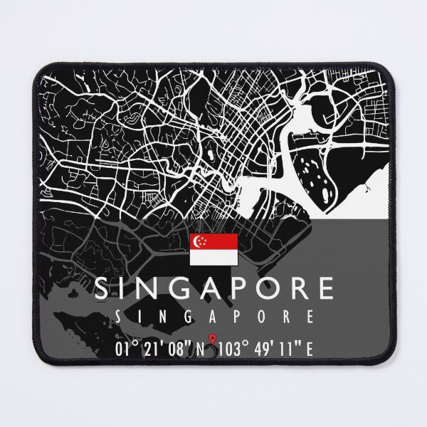 Item preview, SINGAPORE CITY MAP designed and sold by hatimelhag.
