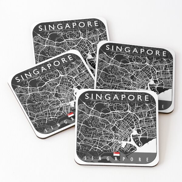 Item preview, SINGAPORE CITY MAP designed and sold by hatimelhag.