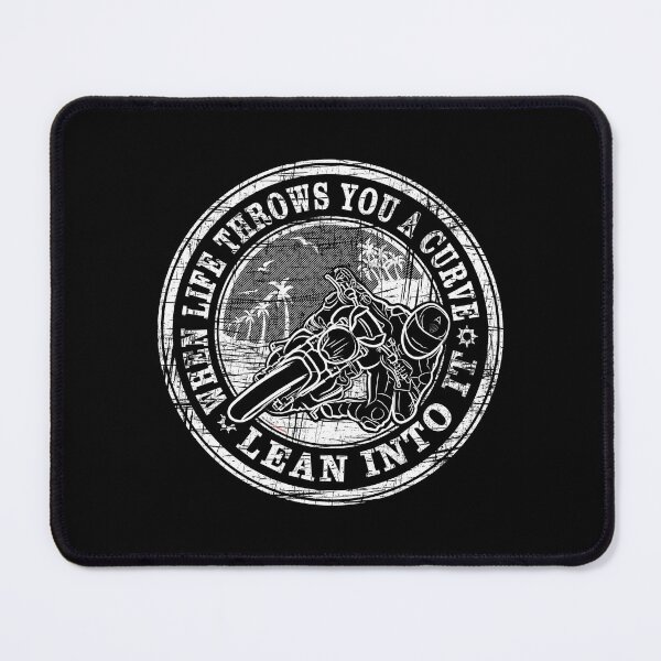 Item preview, When life throws you a curve lean into it - Second Edition on Dark - Life Quotes designed and sold by etoide.