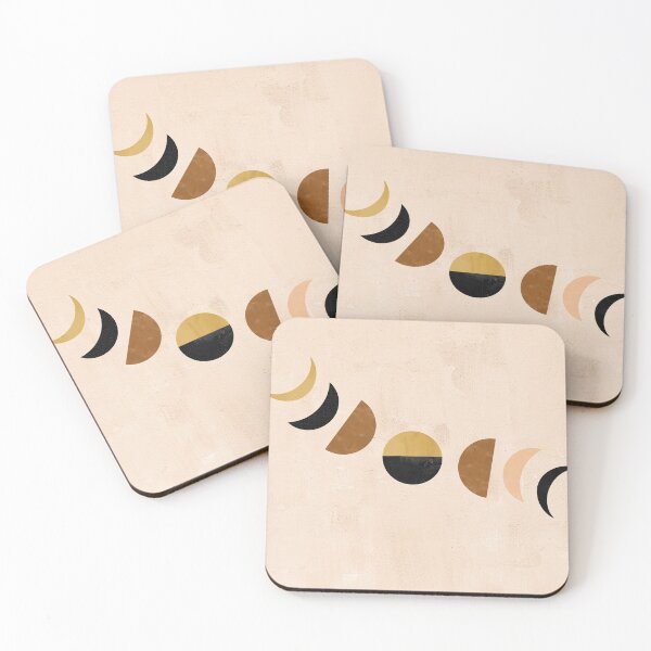 Item preview, Moon phases, crescent moon, nocturnal designed and sold by CafeModern.