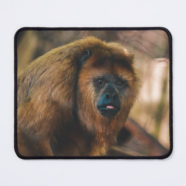 Item preview, Howler Monkey peering out at the zoo designed and sold by Michael Deemer.