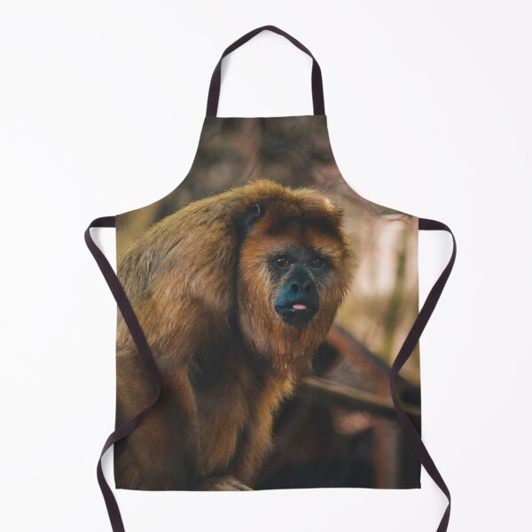 Item preview, Howler Monkey peering out at the zoo designed and sold by Michael Deemer.