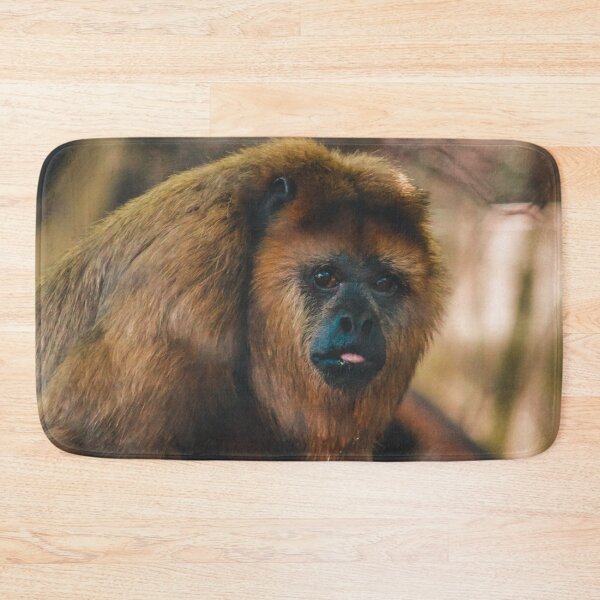 Item preview, Howler Monkey peering out at the zoo designed and sold by Michael Deemer.