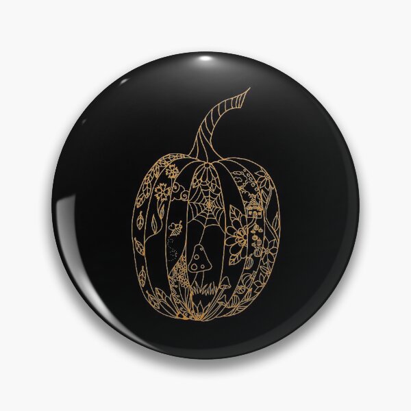 Artikelvorschau, Süßer Herbstkürbis mit Blumen, Pilzen und einem Kürbisflecken-Halloween-Design entworfen und verkauft von Jenna McCarter Patchett.