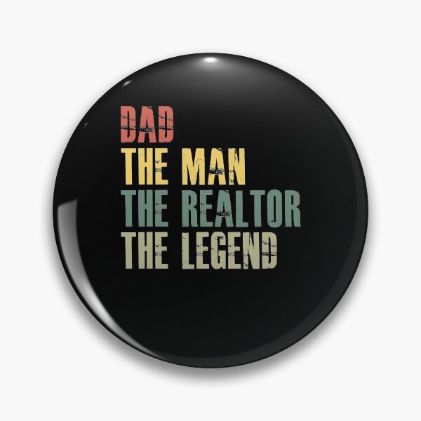 Item preview, Vintage Dad Man Realtor Legend Gift Father Real Estate Agent designed and sold by hasanmasud.