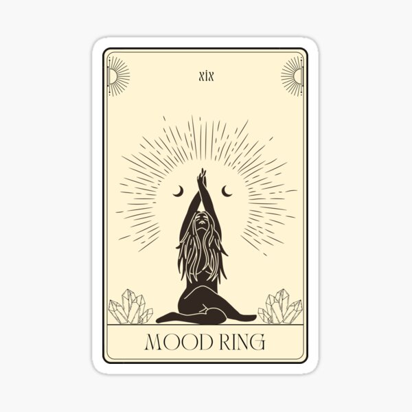 The Sun & The Moon Tarot Card Sticker - Big Moods