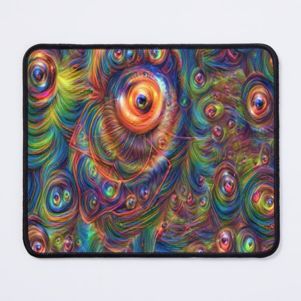 Item preview, psychedelic vibrant line art pattern designed and sold by BelAnnGrey.