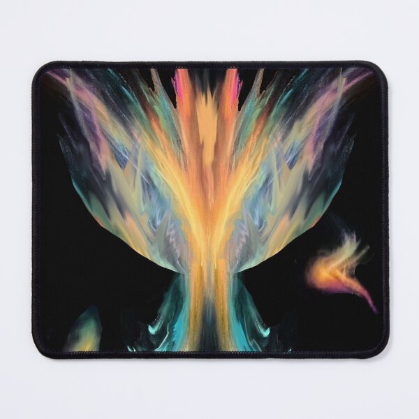 Item preview, goblet of fire and dragonflies, abstract art, radiance, multi-color, spectrum designed and sold by Maria Mihailova.