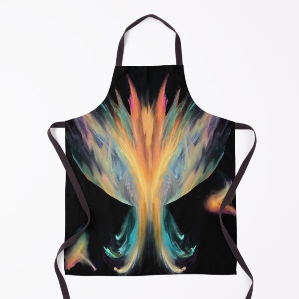 Item preview, goblet of fire and dragonflies, abstract art, radiance, multi-color, spectrum designed and sold by Maria Mihailova.