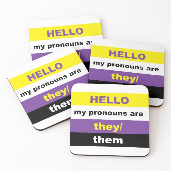 Item preview, my pronouns are designed and sold by got-tori.
