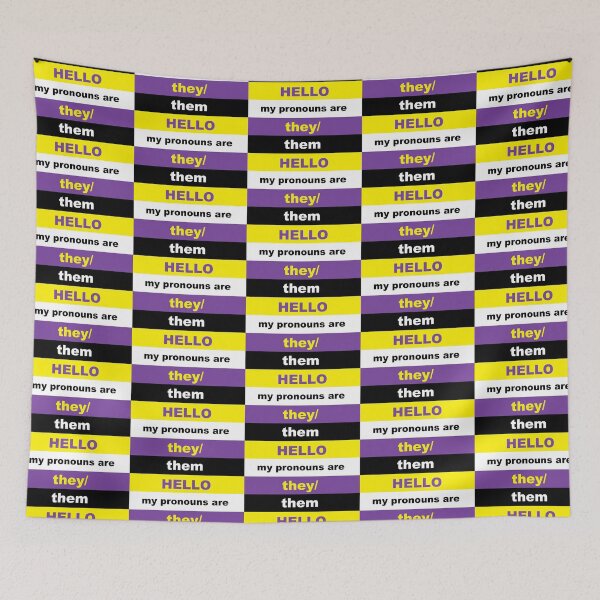Item preview, my pronouns are designed and sold by got-tori.