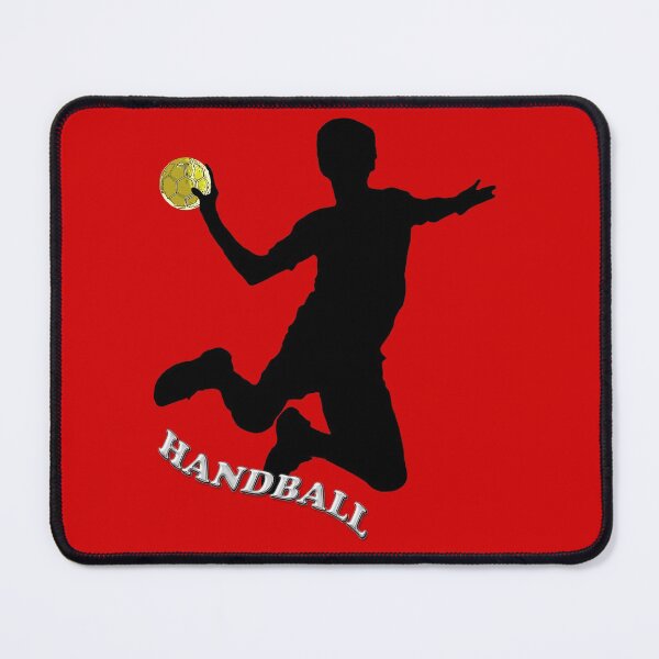 Item preview, Handball player black silhouette designed and sold by Astralia.